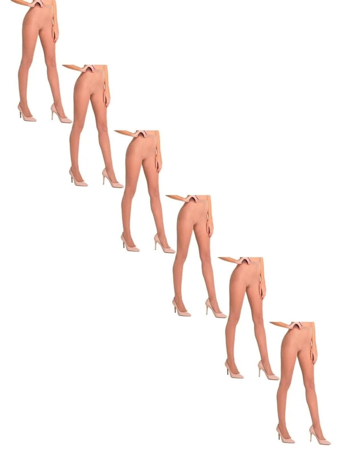 Imagem principal Kit com 6 Meias Calças Fio 20 Europeu Trifil 6308 TRIFIL bege