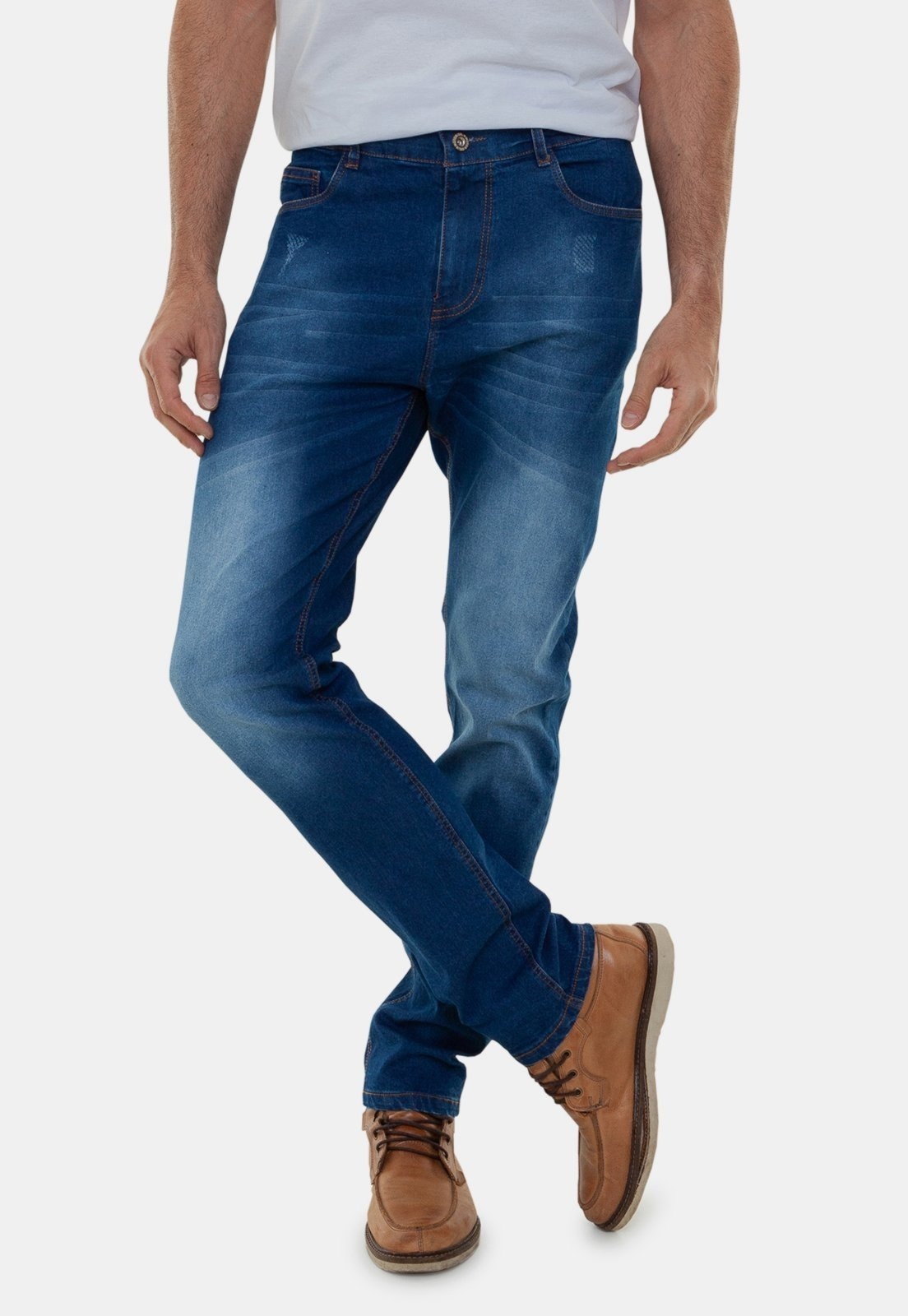 Imagem principal Calça Jeans Masculina Reta Slim Versatti Los Angeles Versatti azul