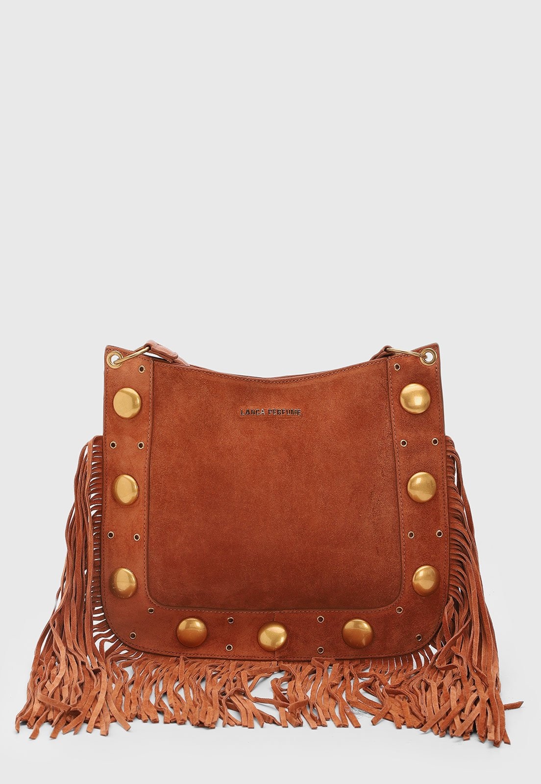 Imagem principal Bolsa Feminina Lança Perfume Franjas Caramelo Lança Perfume marrom