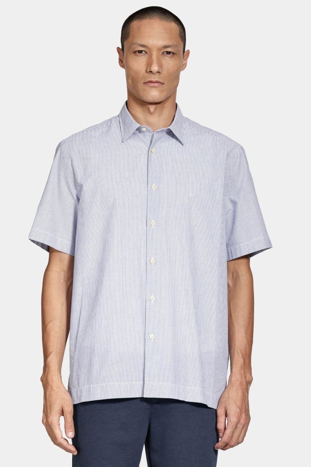 Imagem principal Camisa Aramis Manga Curta Regular Algodão Listrada Aramis branco