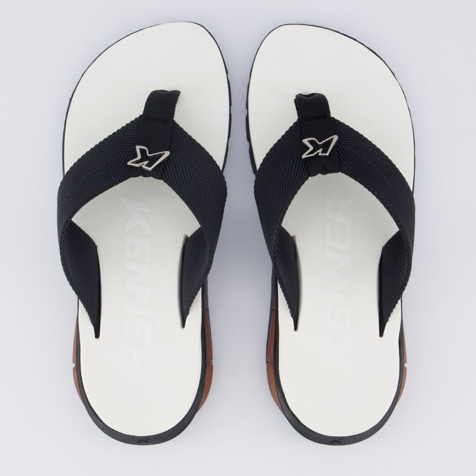 Imagem principal Chinelo Kenner Orak Feminino e Preto Kenner branco