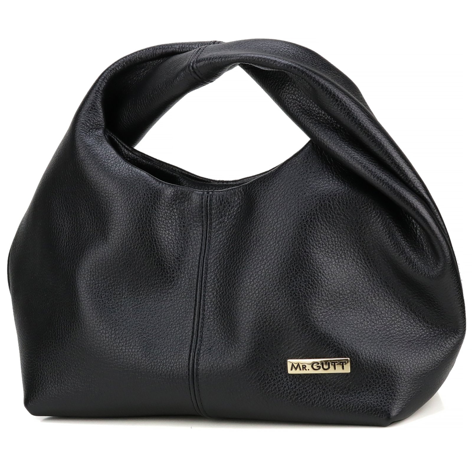 Imagem principal Bolsa de Couro Mr. Gutt Alça de Mão Preta Mr. Gutt preto