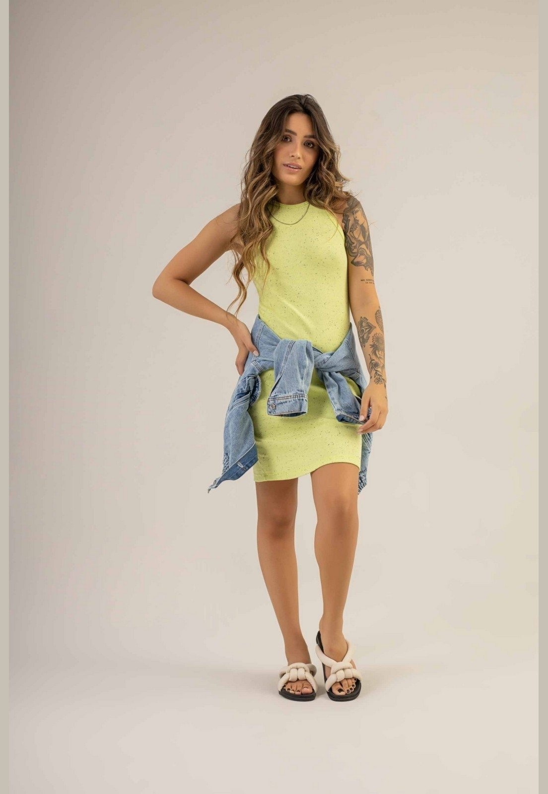 Imagem principal Vestido Halter Neck em Ribana The Philippines The Philippines verde