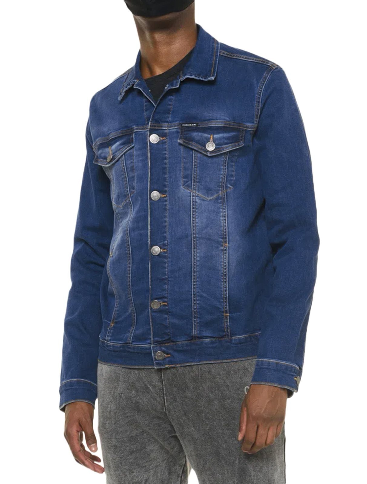 Imagem principal Jaqueta Calvin Klein Jeans Trucker Essential édio Calvin Klein azul