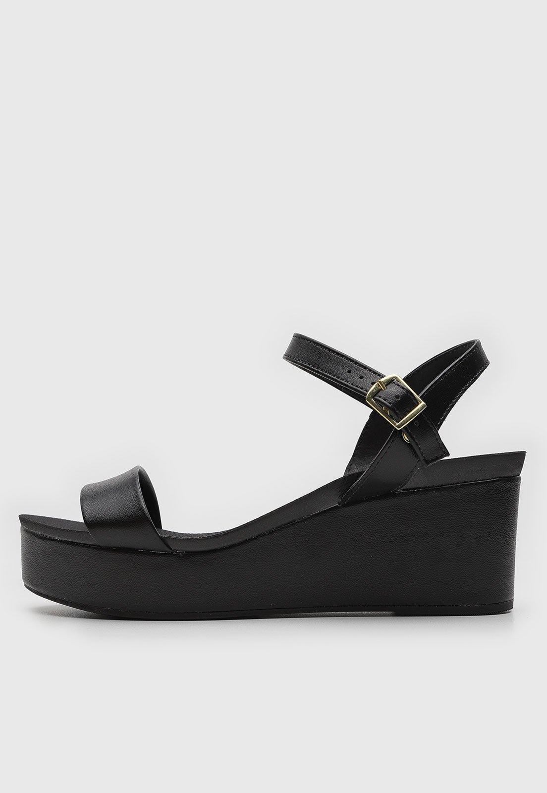 Imagem principal Sandália Anabela Beira Rio Lisa Preta BEIRA RIO preto