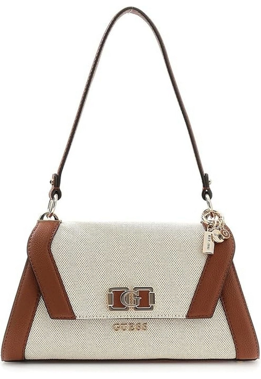Imagem principal Bolsa Guess Karnilla Flap Shoulder Bag Off White Guess off-white white