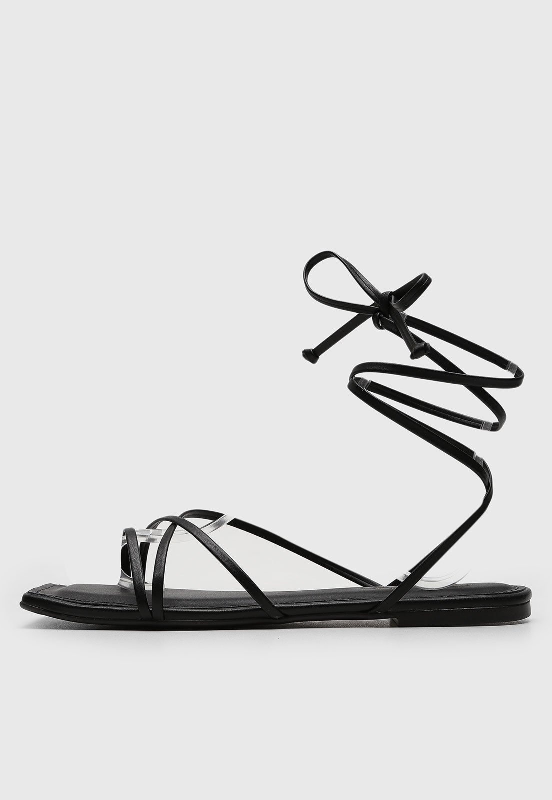 Imagem principal Rasteira Via Uno Tiras Preta VIA UNO preto