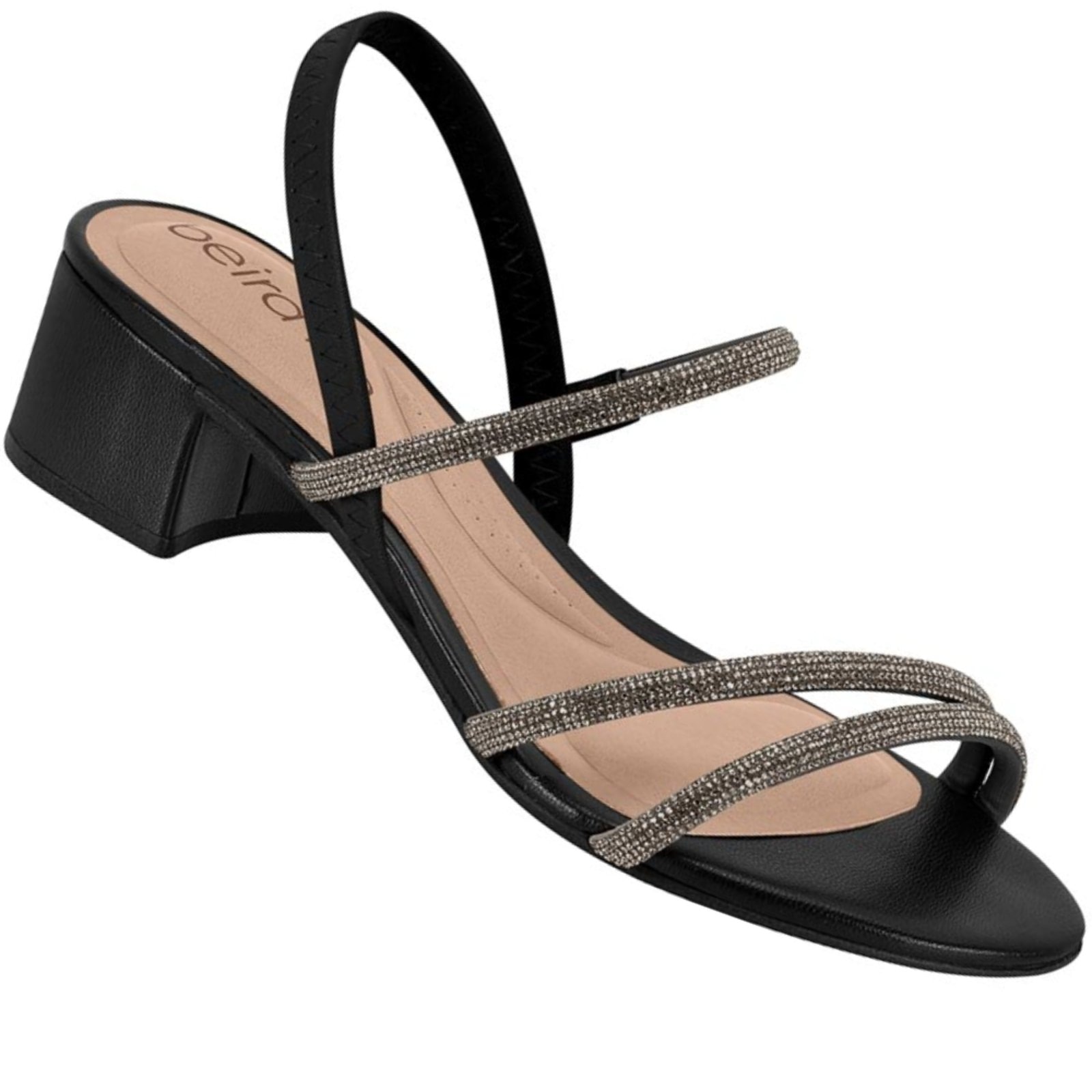 Imagem principal Sandalia Beira Rio 8345.647 Feminina BR SPORTS preto