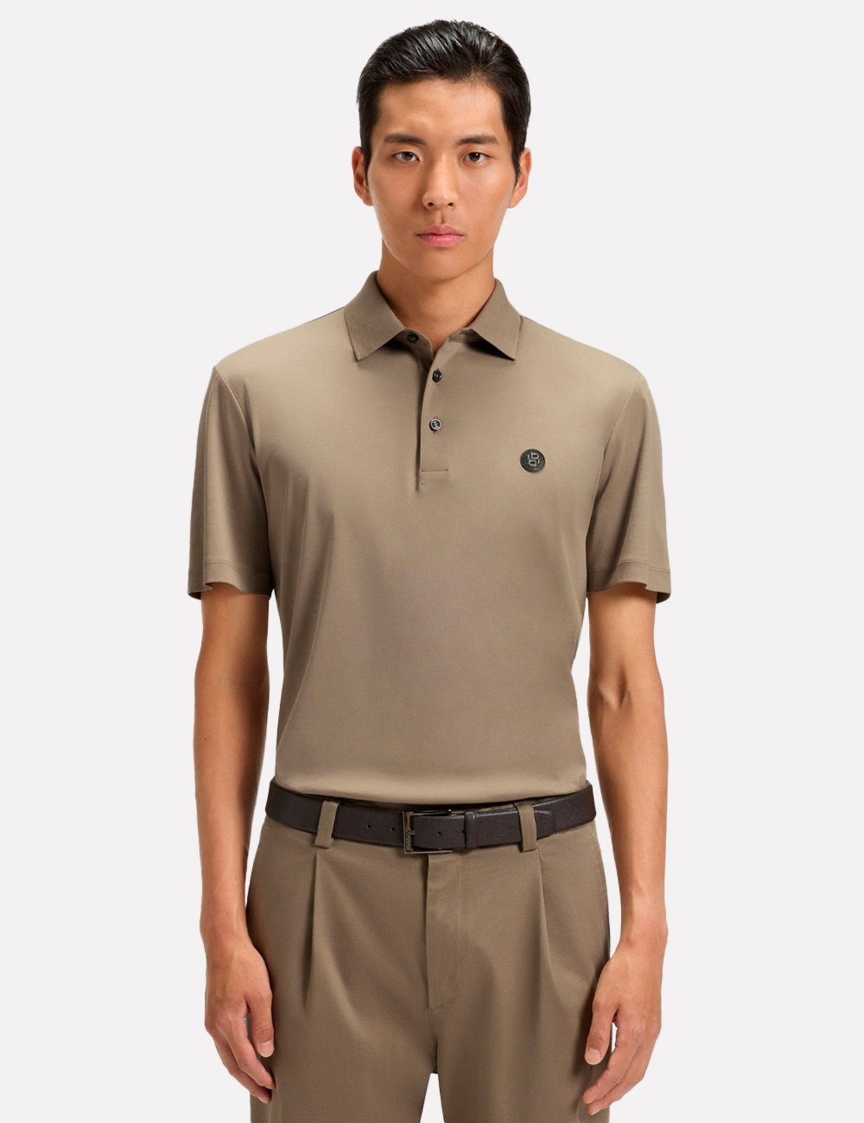 Imagem principal Polo Hugo Boss Masculina Regular C-Parris 01 Hugo Boss cáqui