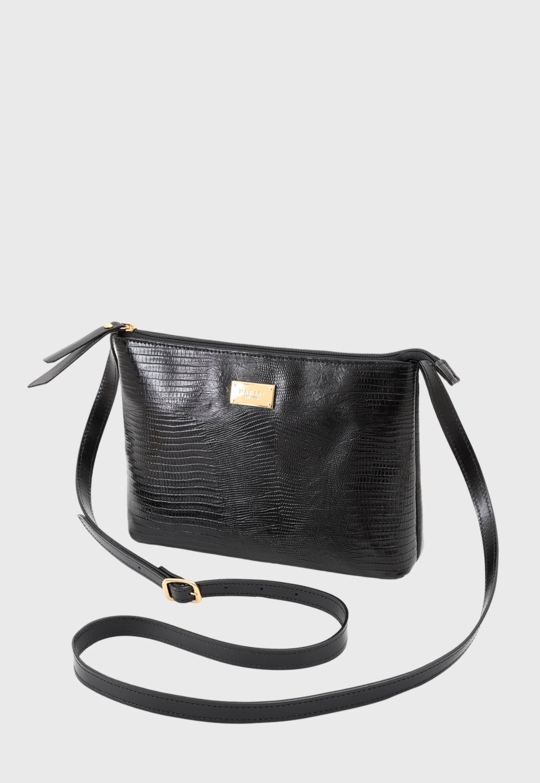 Imagem principal Bolsa Transversal Couro Mariart 2190MRT Preta Mariart preto