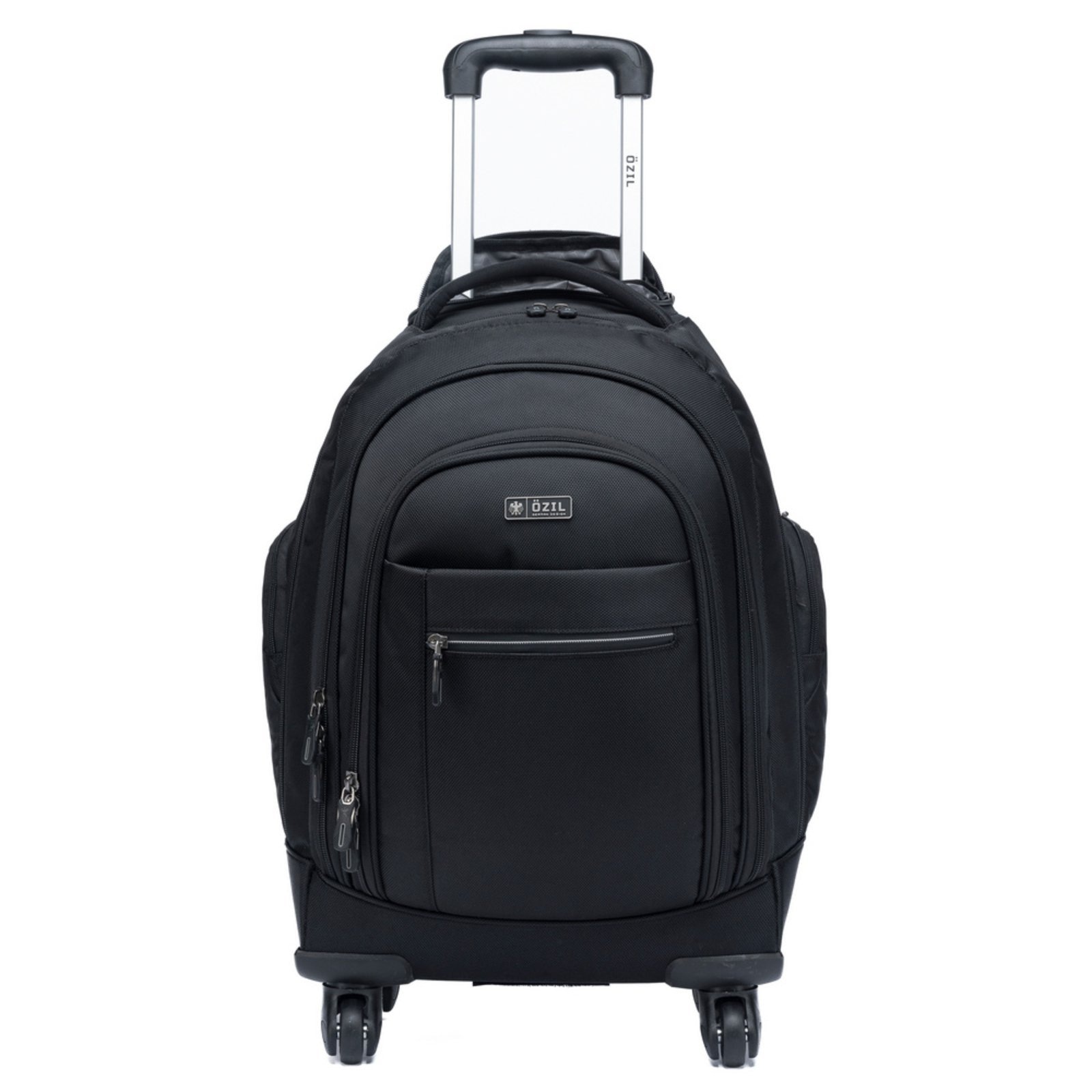 Imagem principal Mochila Executiva Masculina com Rodinhas 360 e Carrinho Reforçado Ozil preto