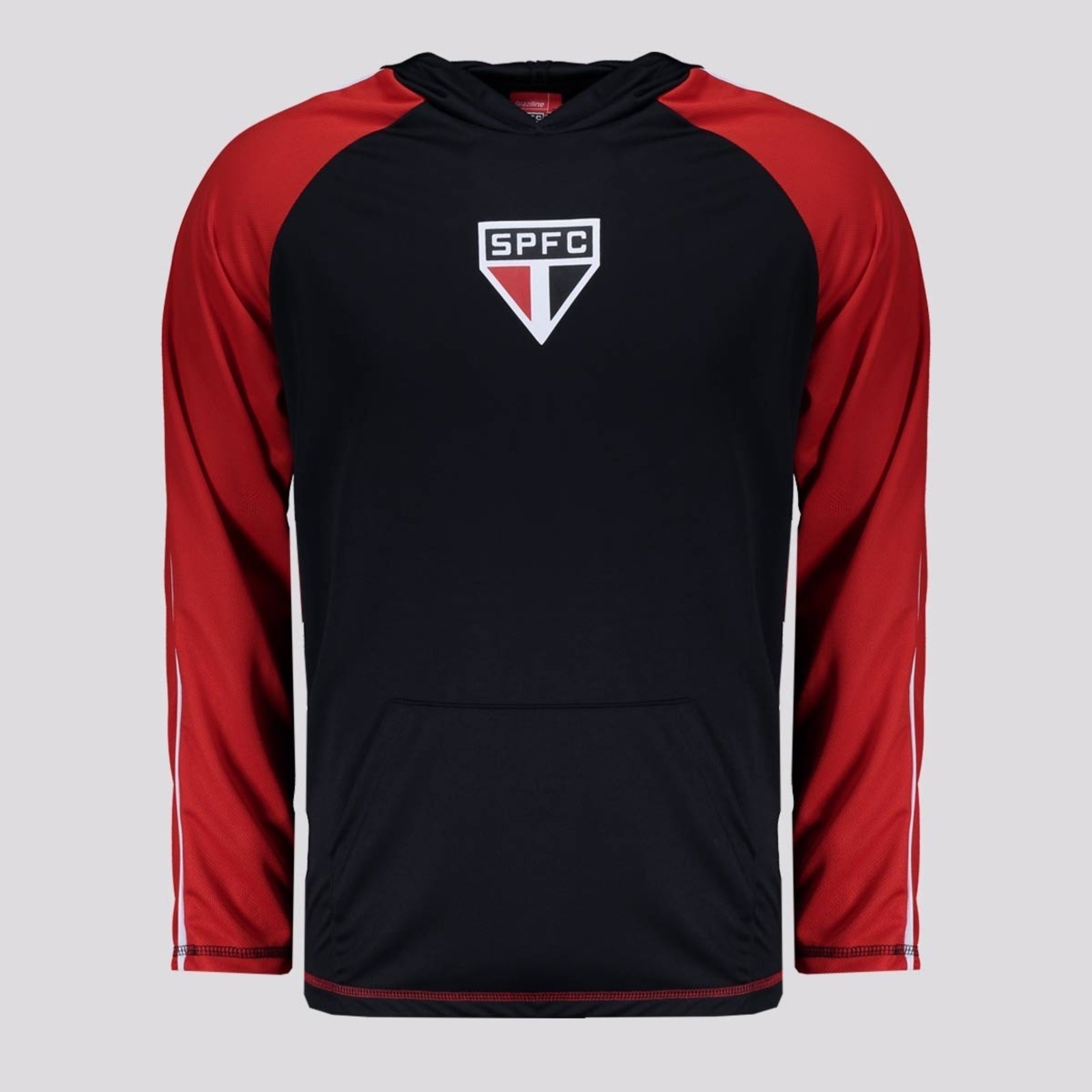 Imagem principal Camisa Manga Longa São Paulo Laçado Preta braziline preto