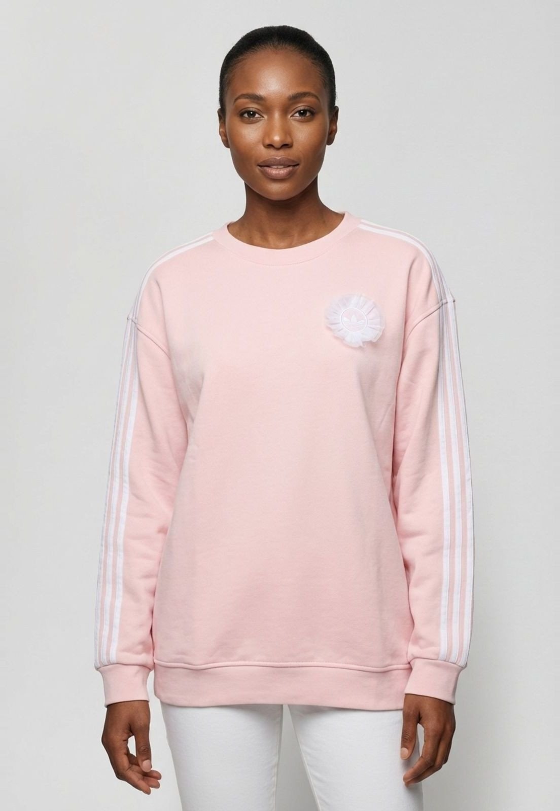 Imagem principal Blusa de Moletom Feminina Adidas Originals Branding adidas Originals rosa