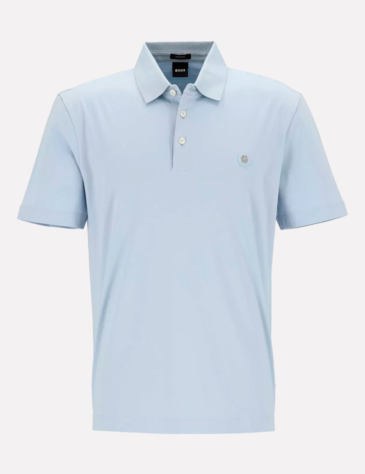 Imagem principal Polo Hugo Boss Masculina Regular C-Parris 01 Claro Hugo Boss azul
