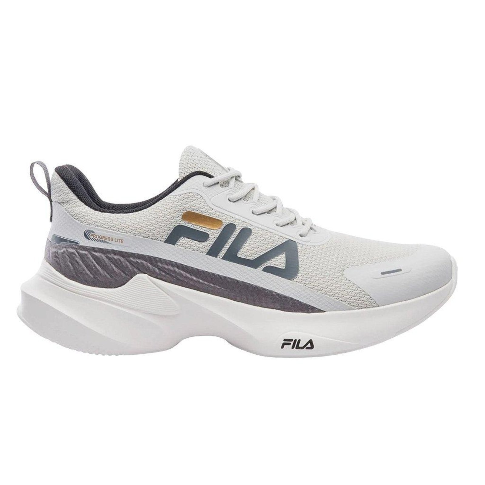 Imagem principal Tenis Fila Progress Lite Masculino Dourado Fila cinza