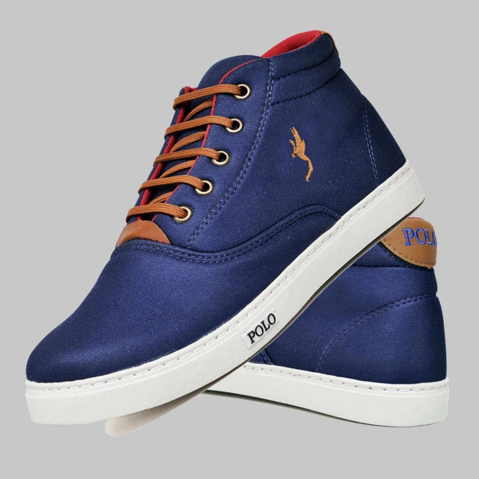 Imagem principal Sapatênis Casual Masculino Cano Alto Polo Blu Azul Polo Blu azul blu