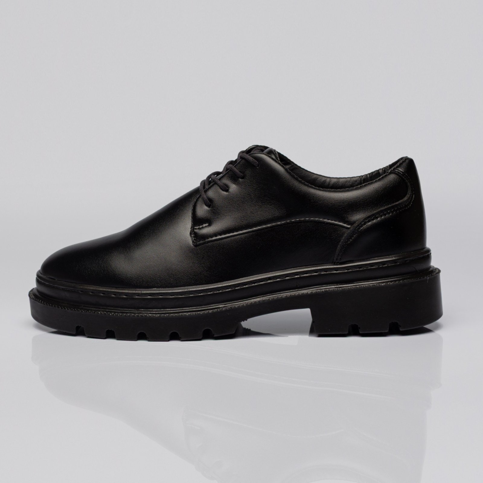 Imagem principal Sapato Social Masculino Lorenzo Blaqueado Sola Alta Elegante THEZB preto