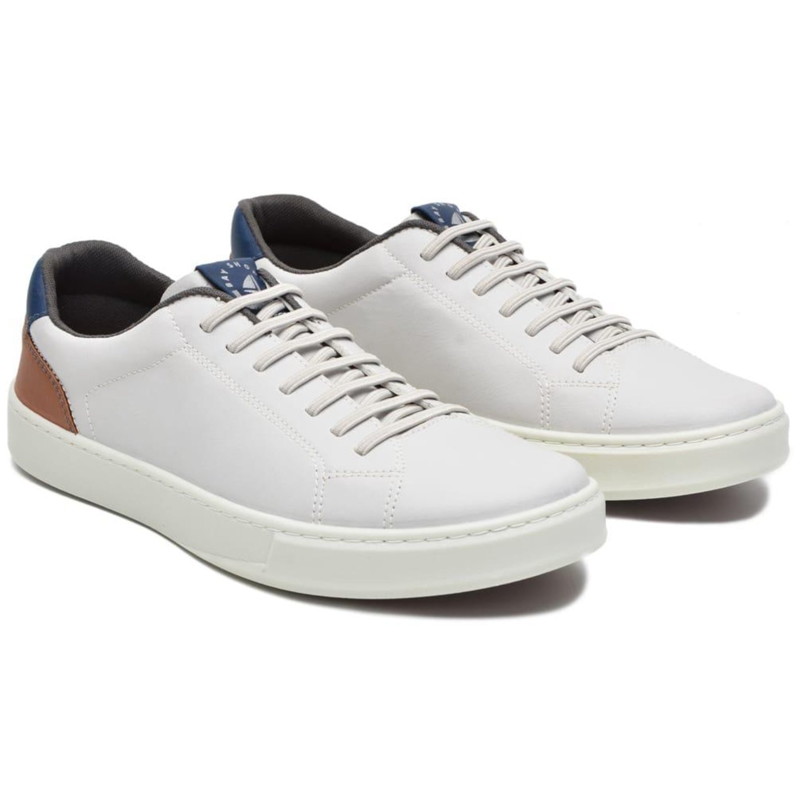 Imagem principal Sapato Masculino Casual Veritimo Sapatenis Elástico Calce Fácil Conforto Leve Claro Veritimo cinza