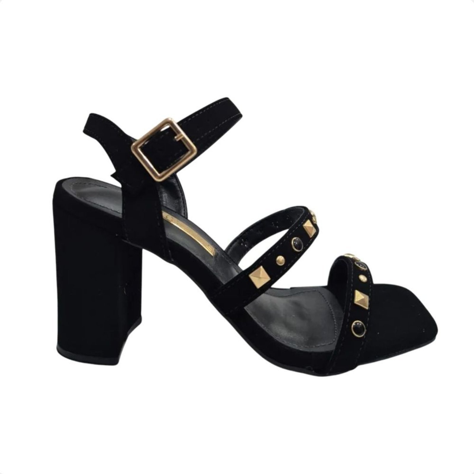 Imagem principal Sandália Feminina Salto Alto Grosso Via Marte Preta VIA MARTE preto