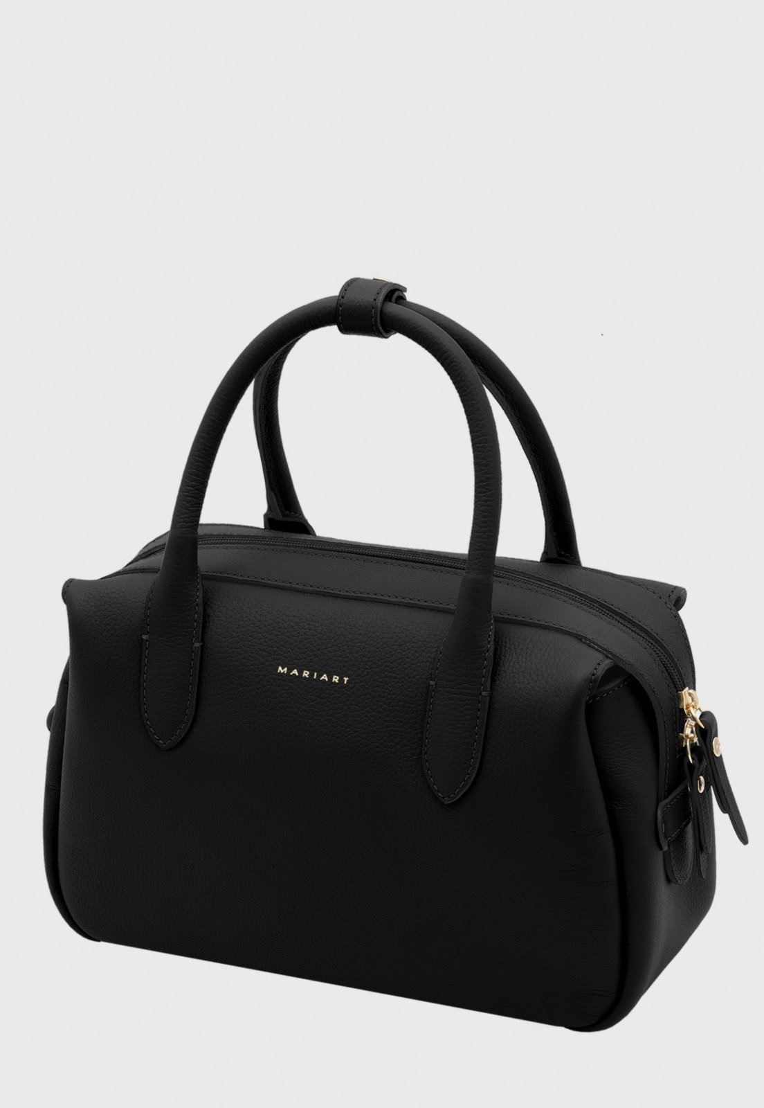 Imagem principal Bolsa Bowling Couro Mariart Jambuzinha Preta Mariart preto