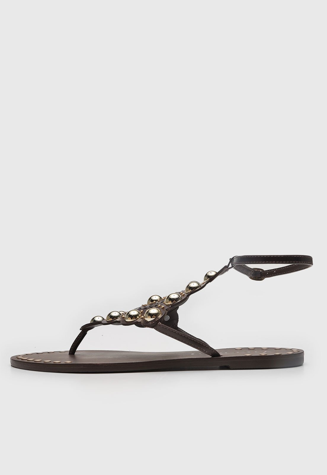 Imagem principal Rasteira Feminina Vicenza Esferas Vazado Fechada Vicenza marrom