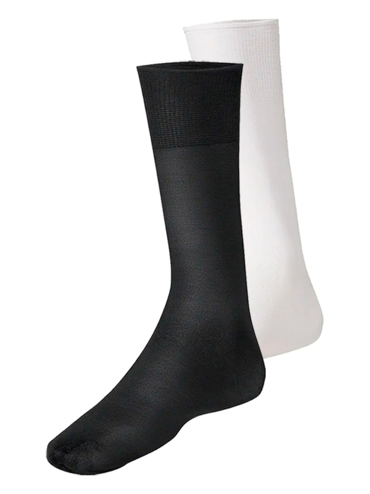 Imagem principal Kit com 2 Pares de Meias Social Meianyl Lupo branco