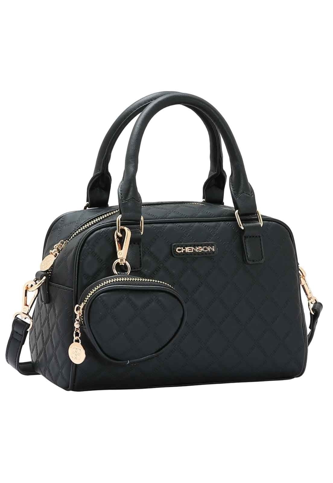 Imagem principal Bolsa Feminina Chenson Original Matelassê Cute Mão 3484980 Chenson preto