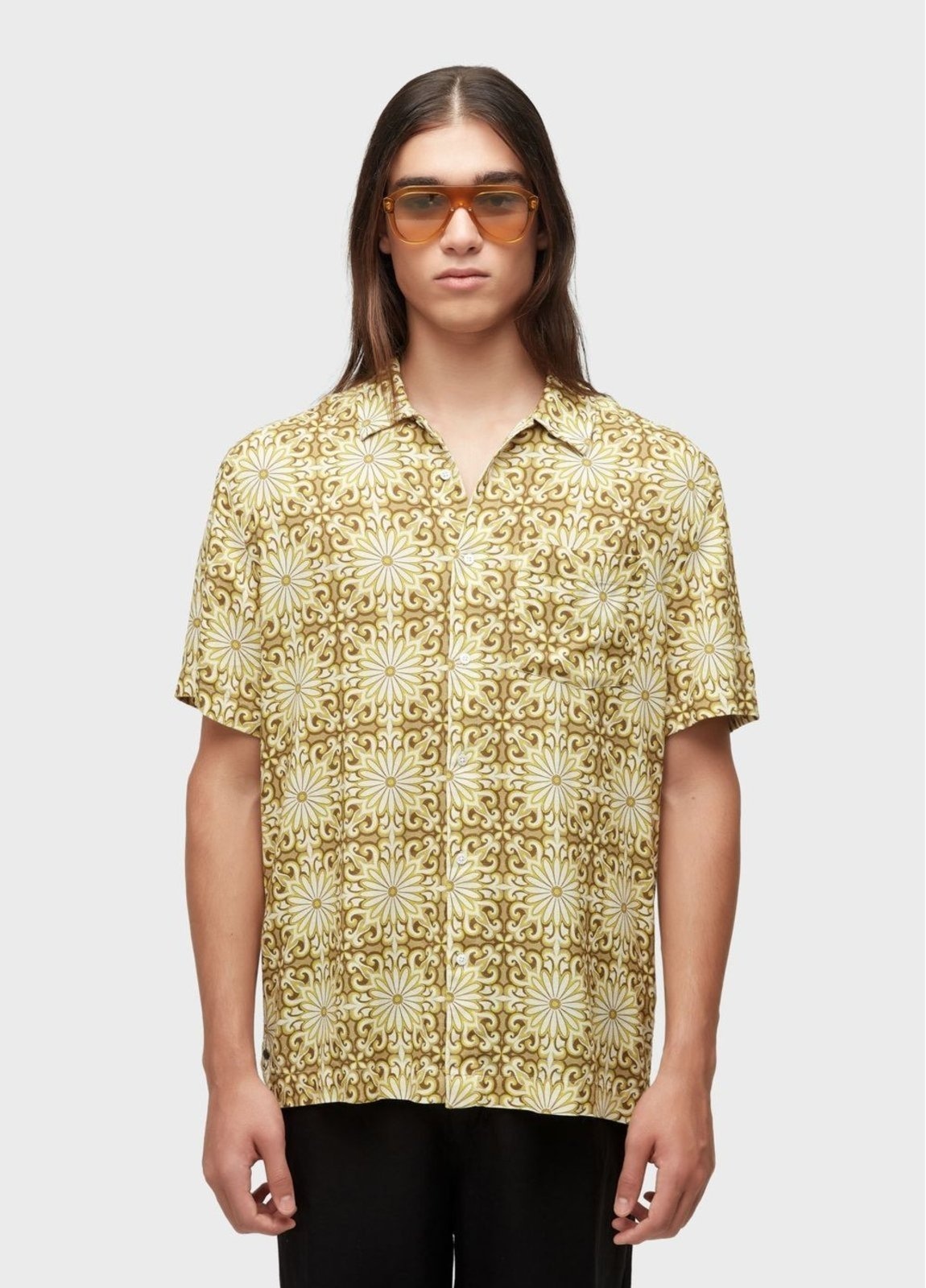 Imagem principal Camisa garden tile Osklen amarelo