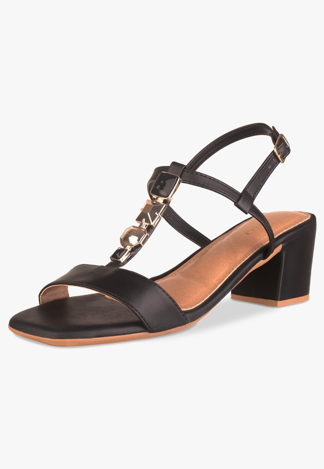 Imagem principal Sandalia de Salto Grosso Feminina Preta Plataforma TAKATA BY RAFAEL TAKATA preto