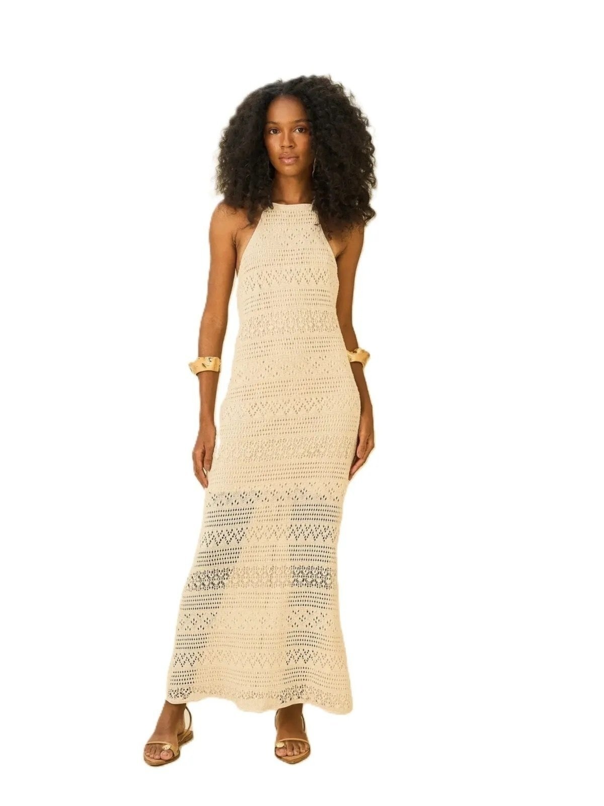 Imagem principal Vestido Open Gale Open bege