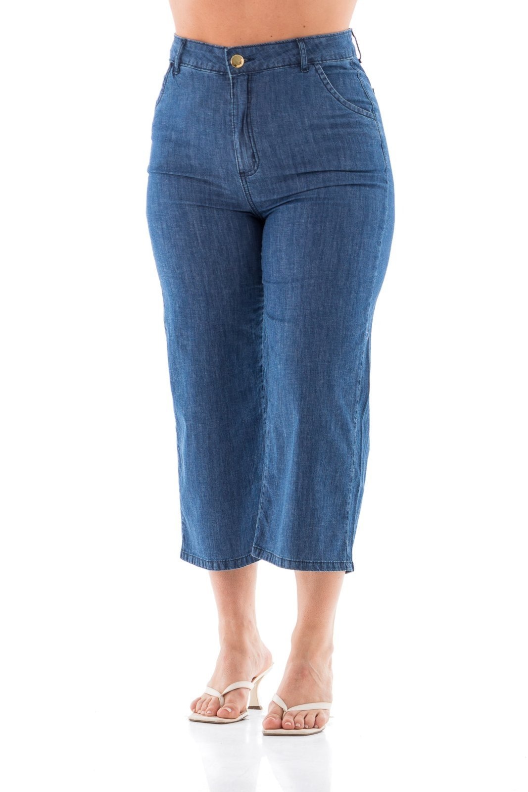 Imagem principal Pantacourt Arauto Fem Slim ARAUTO JEANS azul/jeans