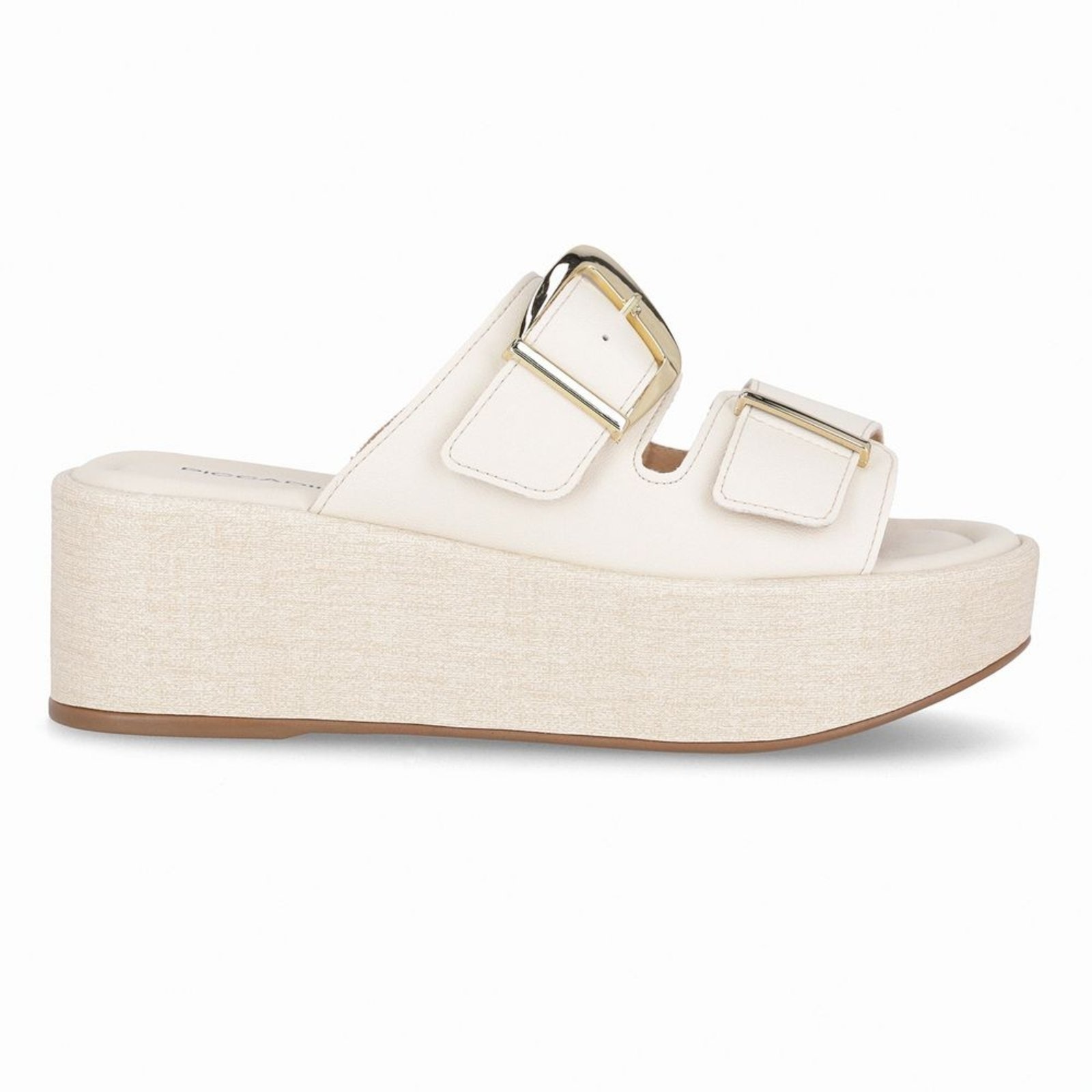 Imagem principal Tamanco Leia Anabela Médio Off White Piccadilly branco white