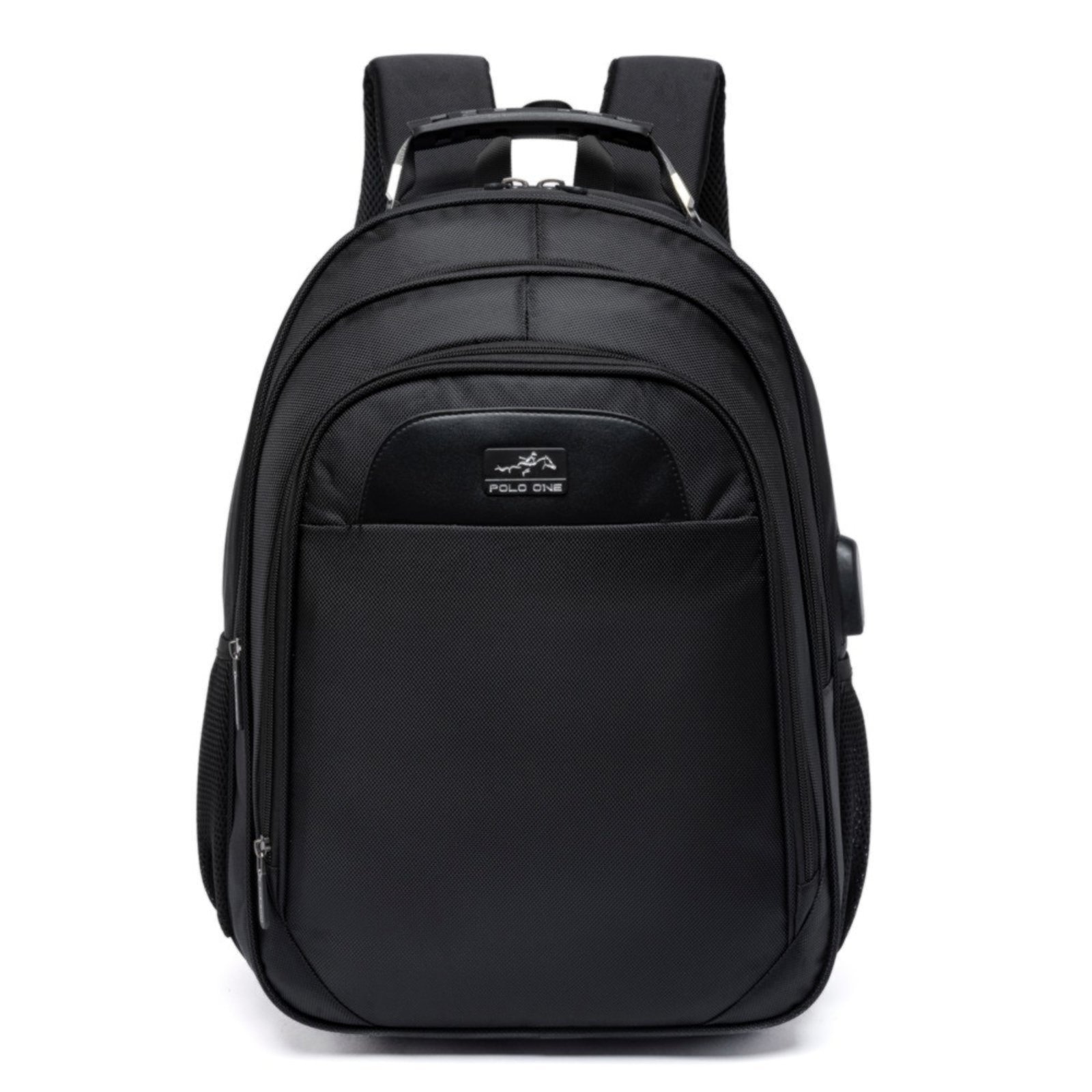 Imagem principal Mochila Polo One Executiva Grande Resistente Masculina Feminina Notebook Polo One preto