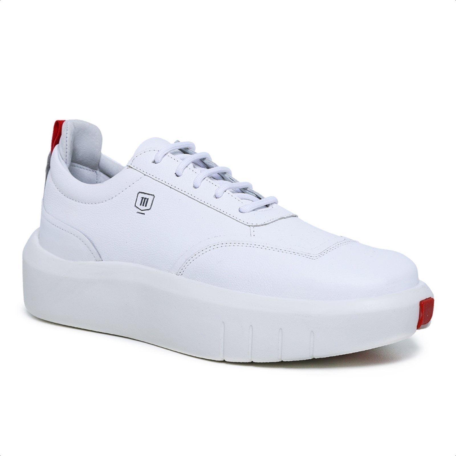 Imagem principal Tênis Casual Masculino Malbork em Couro Branco All White 22000B Malbork branco white