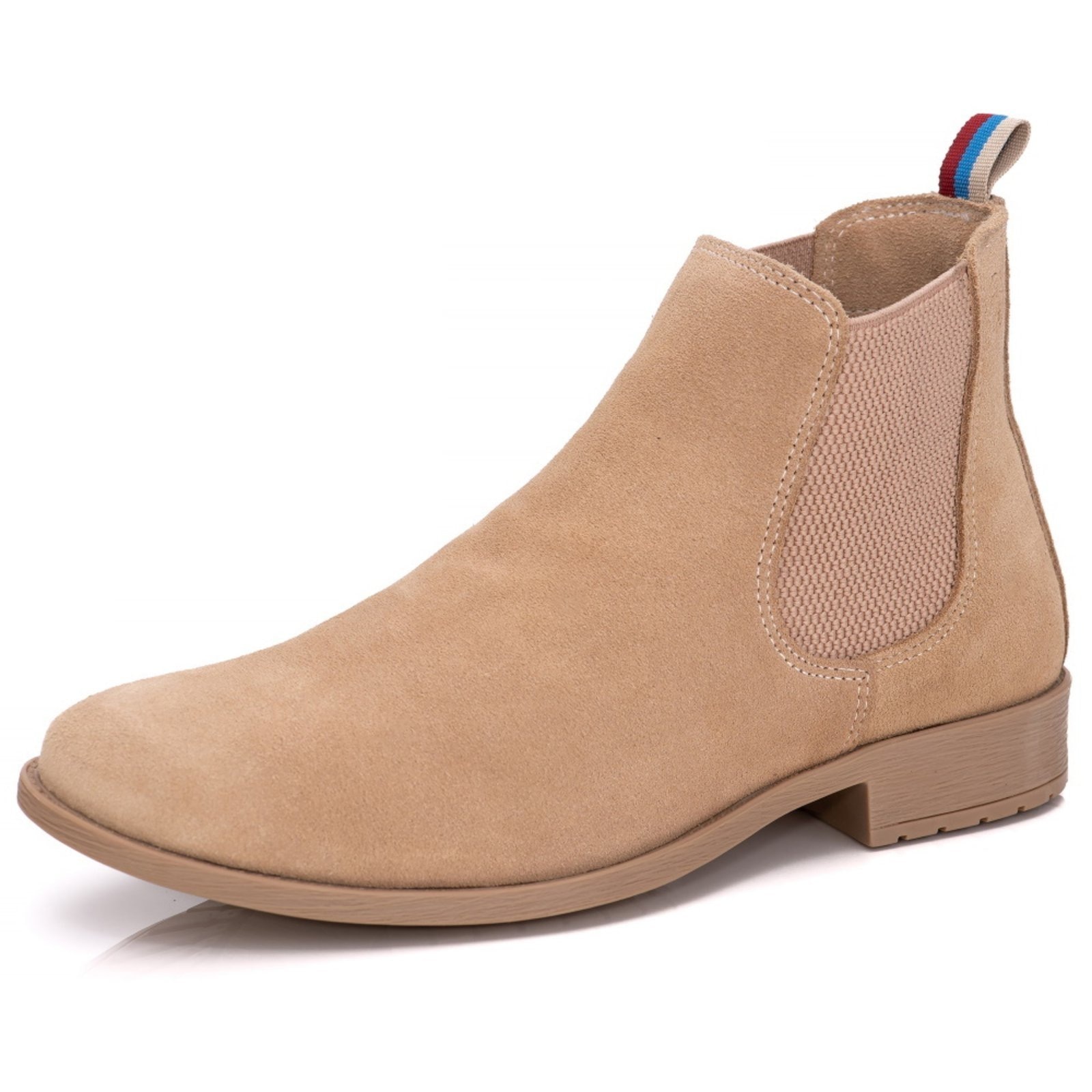 Imagem principal Bota Botina Chelsea em Couro Confortável Areia Bia Ramos bege