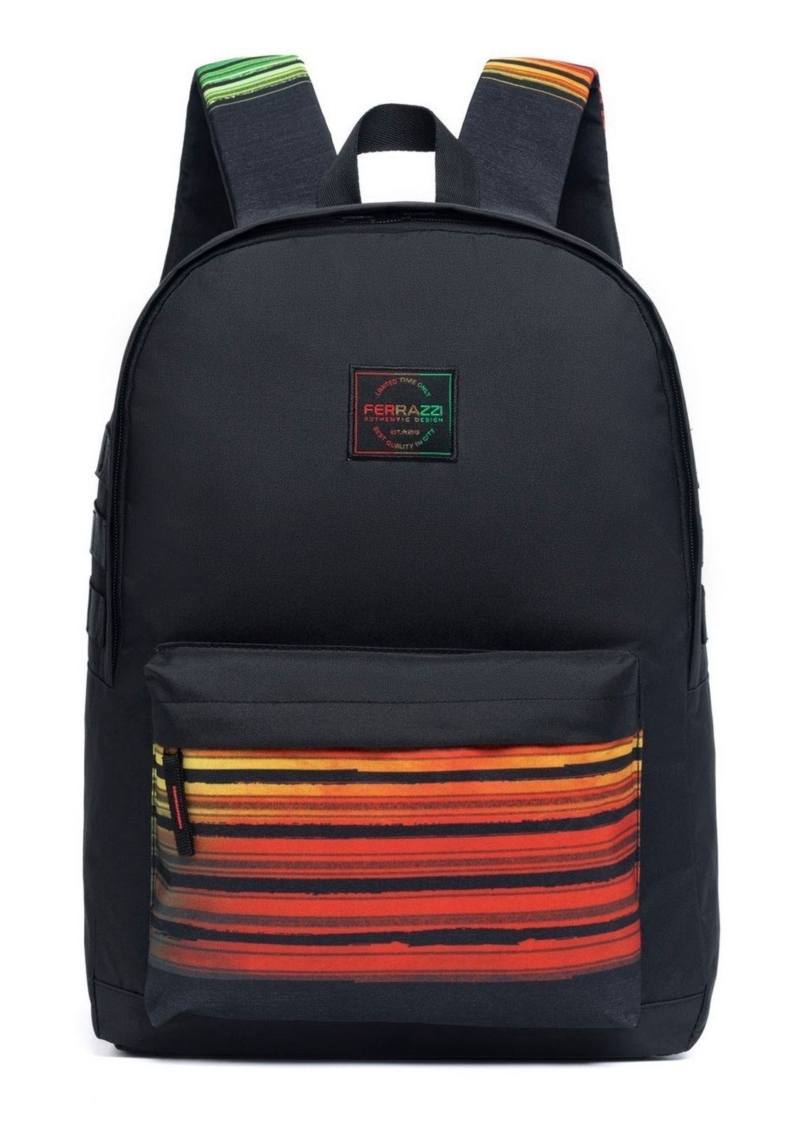 Imagem principal Mochila Masculina Faculdade Trabalho Resistente Moderna Ferrazzi preto