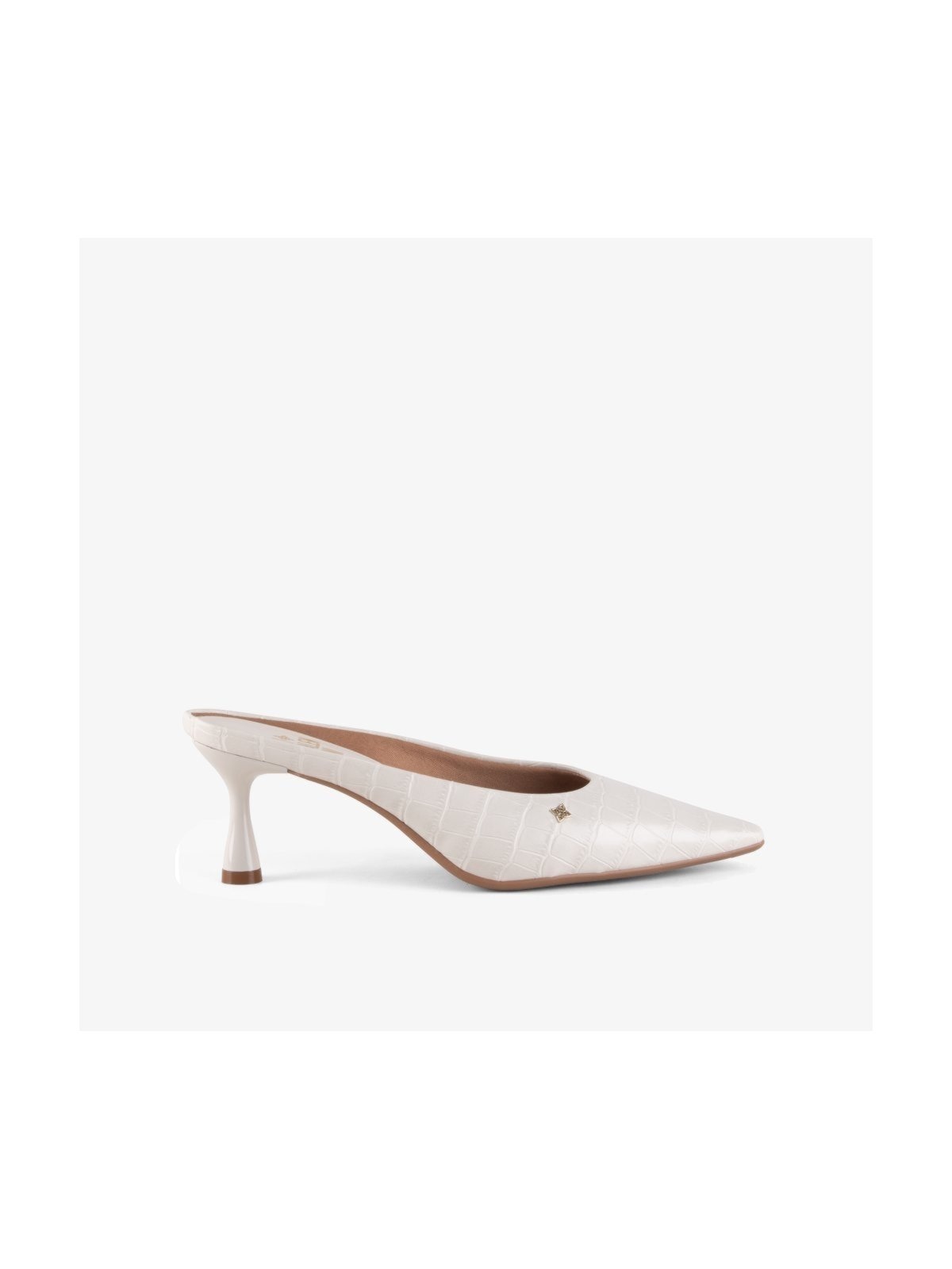 Imagem principal Mule Di Valentini Thali Croco Di Valentini off-white