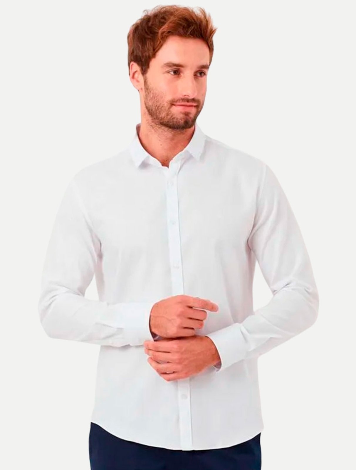 Imagem principal Camisa Original Penguin Social ML Regular BPWF0047 Branca Penguin branco