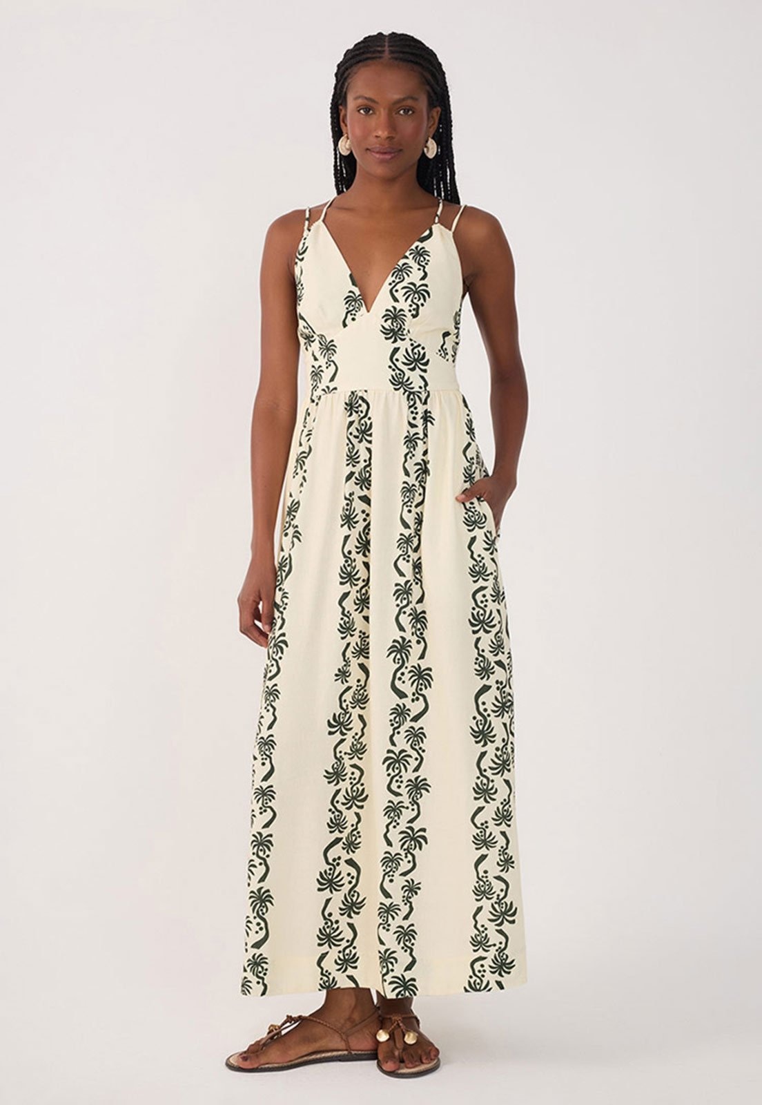 Imagem principal Vestido Dress To Longo Estampado Off-White Dress to off-white white