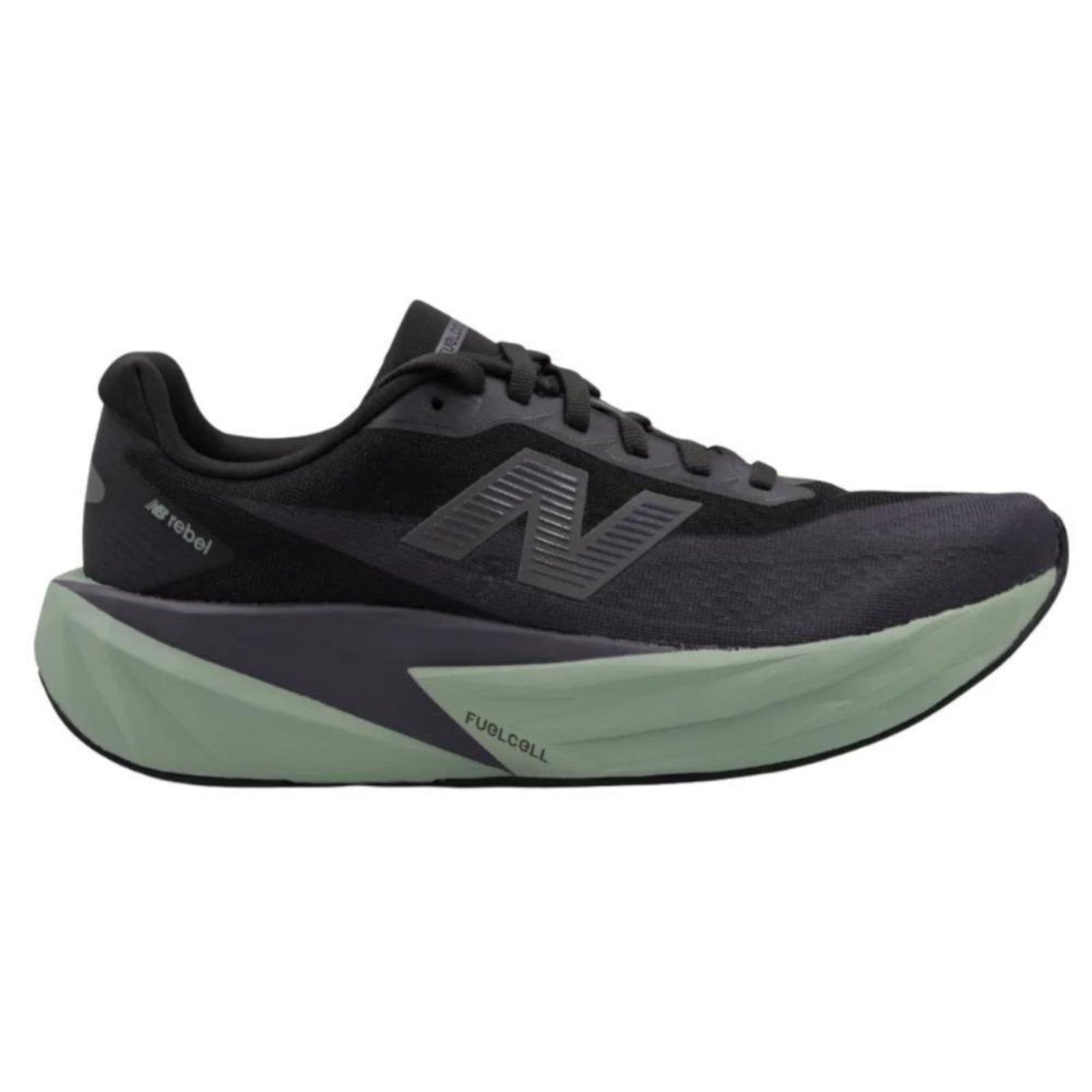 Imagem principal Tênis New Balance Masculino FuelCell Rebel v5 1347834 Preto/Verde New Balance preto verde