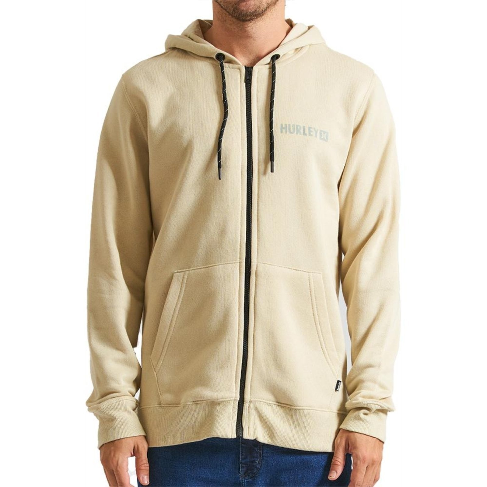 Imagem principal Moletom Hurley Aberto Square WT24 Masculino Areia hurley bege