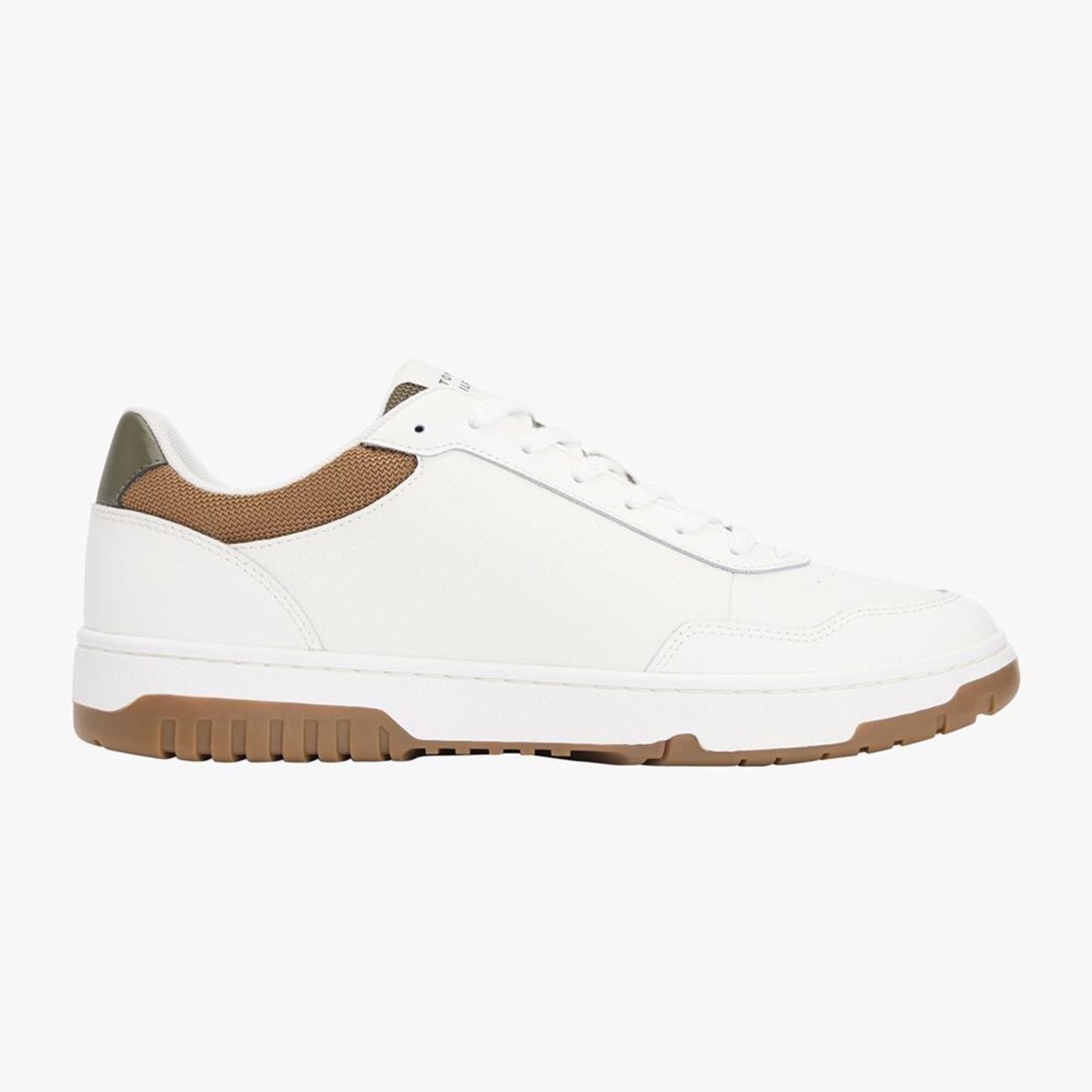 Imagem principal Tênis Tommy Hilfiger TH Basket Core LTH Ecru Arm Green Tommy Hilfiger branco green