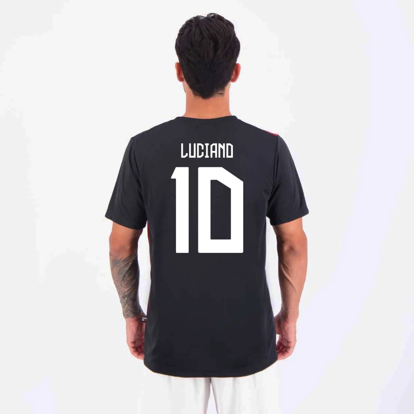 Imagem principal Camisa São Paulo Dry Tricolor Preta 10 Luciano Surf Center preto