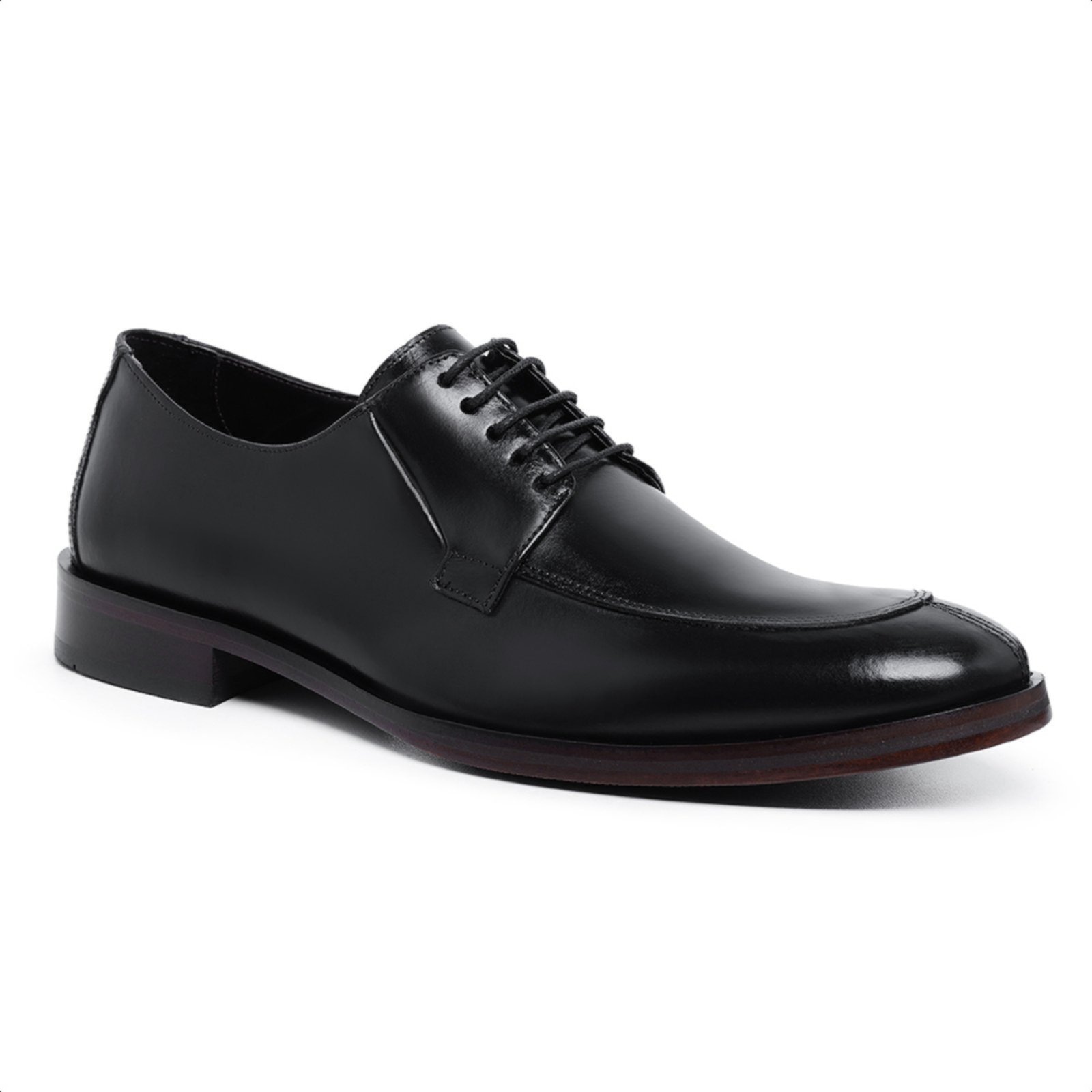 Imagem principal Sapato Social Derby Masculino Malbork em Couro Sola Couro 60501P Malbork preto