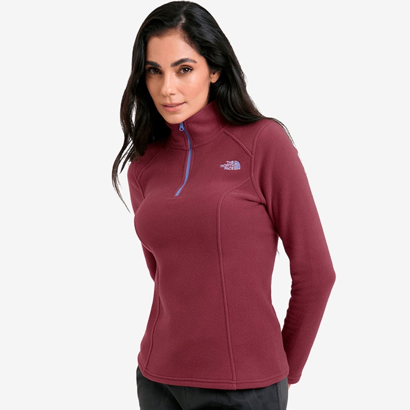 Imagem principal Moletom The North Face Fleece Glacier Hzip Feminino The North Face roxo