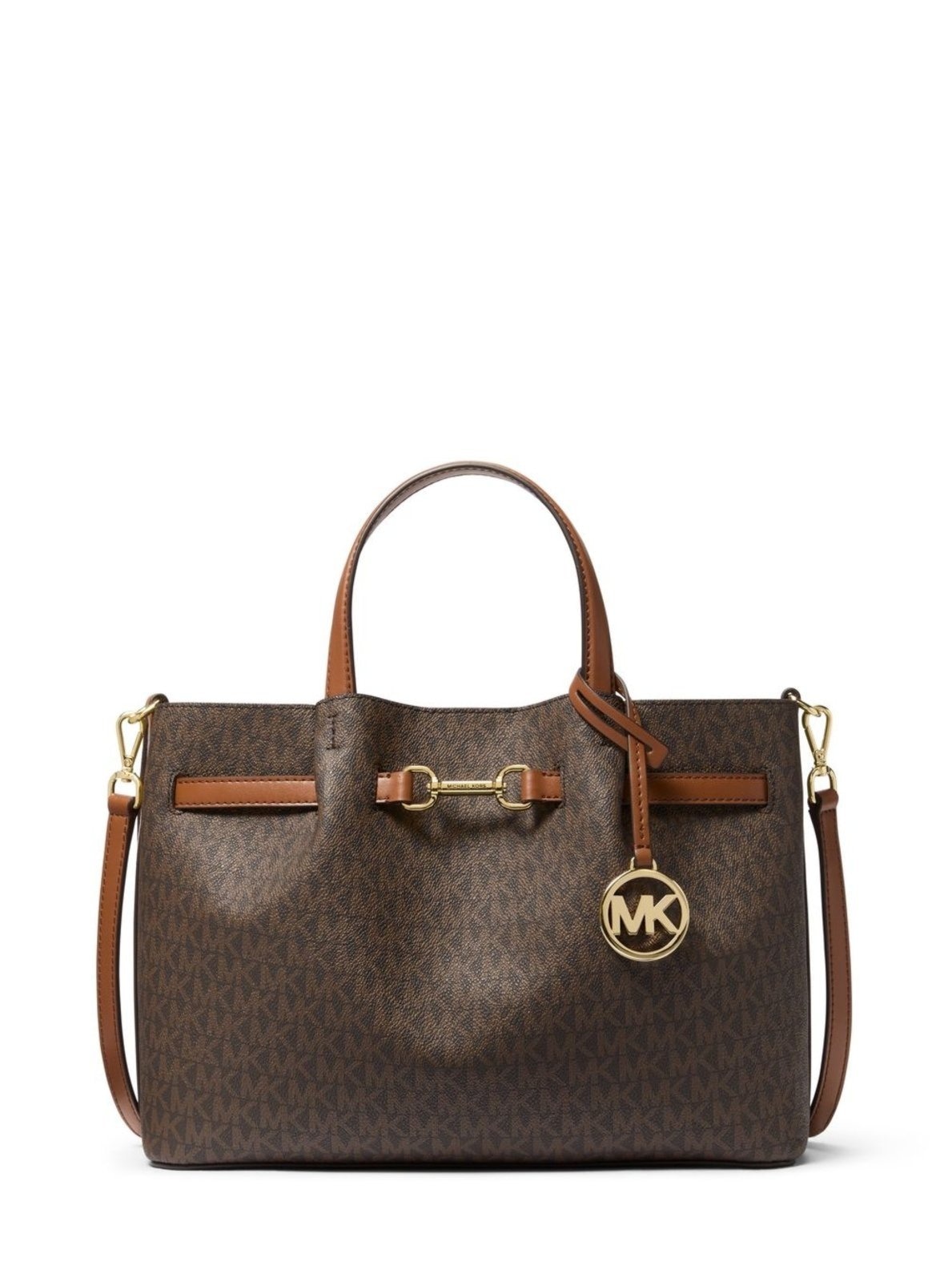 Imagem principal Bolsa Tiracolo Carson Logo Média 35S5G2ZS3B200 Michael Kors marrom