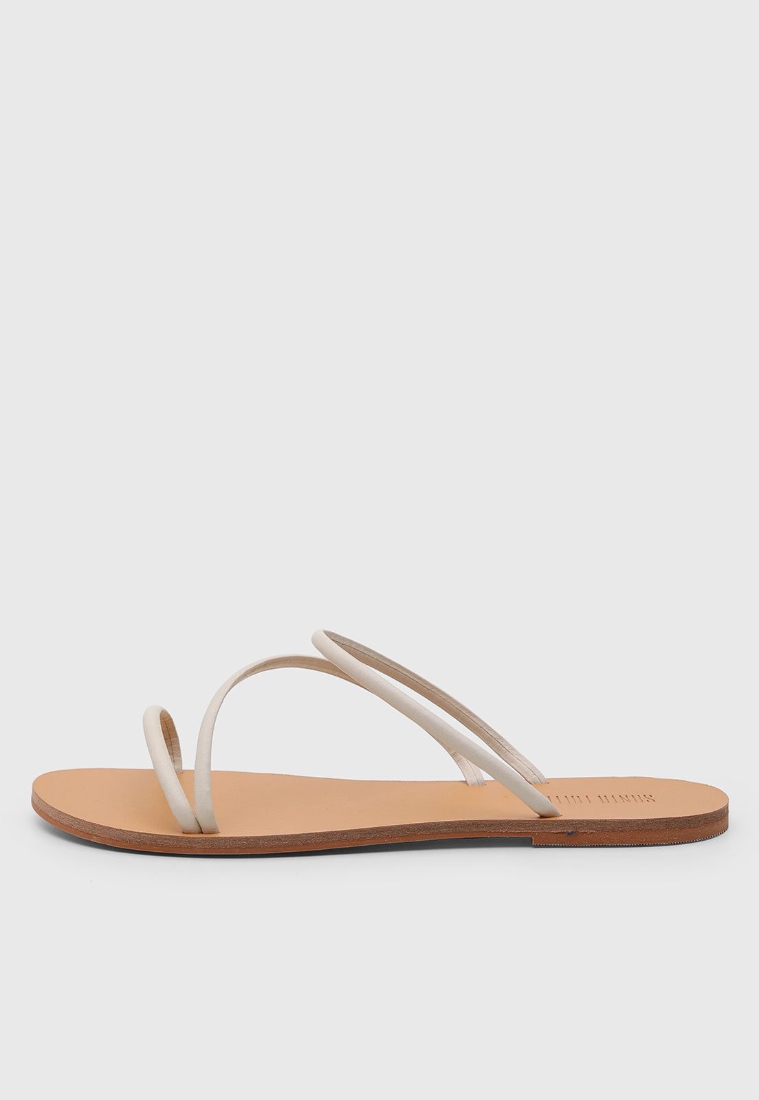 Imagem principal Rasteira Feminina Santa Lolla Tiras Finas Branca Santa Lolla branco