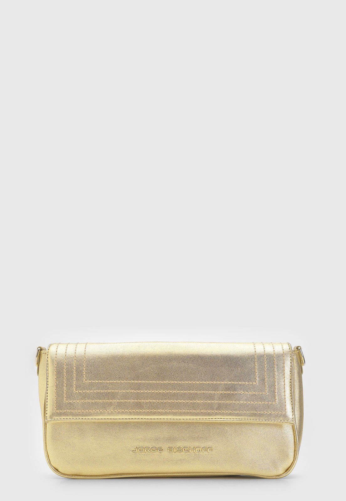Imagem principal Bolsa Tiracolo Jorge Bischoff Metalizado Dourada Jorge Bischoff dourado