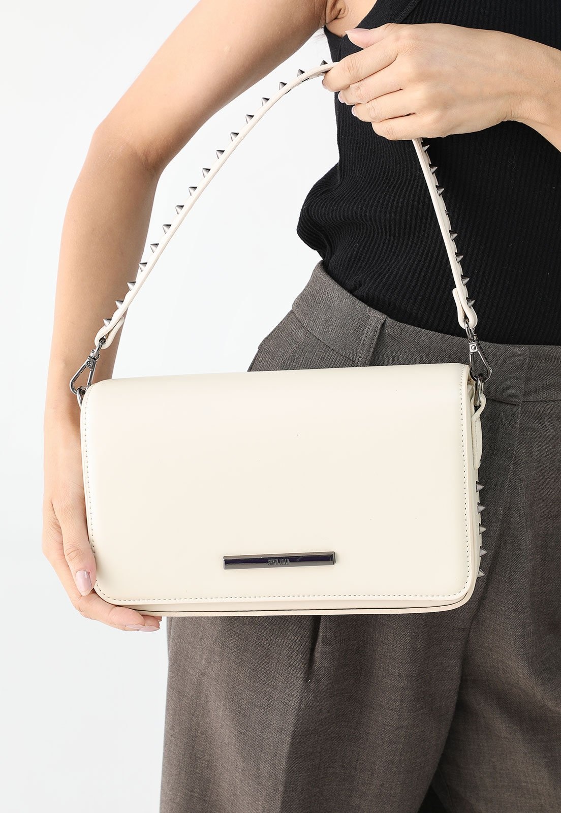 Imagem principal Bolsa Tiracolo Santa Lolla Alça Com Spark Off-White Santa Lolla off-white white