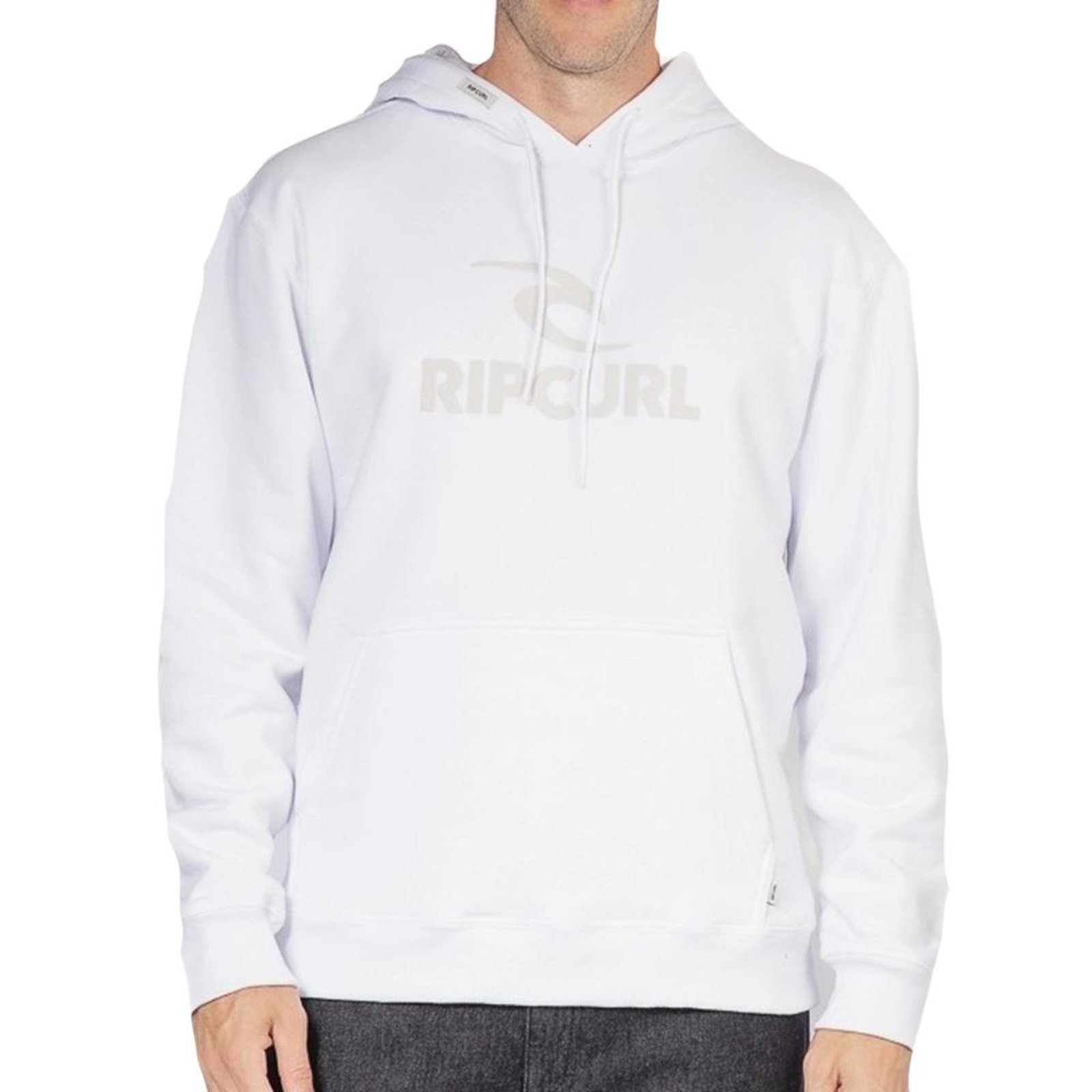 Imagem principal Moletom Rip Curl Canguru Puff Icon Logo WT25 White Rip Curl branco white